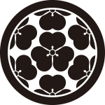 丸に七つ割り片喰紋