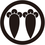 丸に並び丁子紋