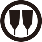 丸に並び羽子板紋