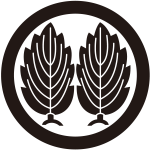 丸に並び鬼柏紋