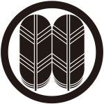 丸に並び鷹の羽紋