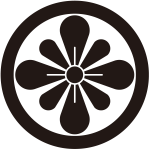 丸に梨の切り口紋