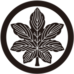 丸に野菊の葉紋