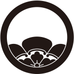 丸に覗き木瓜紋