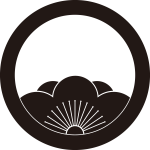 丸に覗き向う梅紋