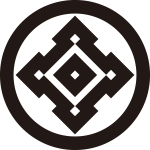 丸に折り入り角に釘抜紋