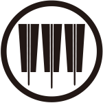 丸に三本並び扇紋