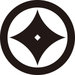 丸に反り一つ目紋