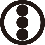 丸に竪三つ星紋