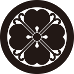 丸に蔓田字草紋