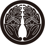 丸に藪変り杏葉紋