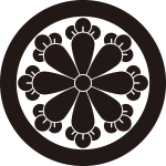 丸に八つ丁子紋