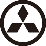 丸に寄せ三つ菱紋