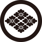 丸に四つ花菱紋