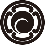 丸に四つ鐶に一つ巴紋