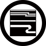 丸の内に角水流紋