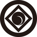 丸の内に角に一つ巴紋