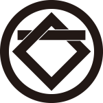 丸の内に角抜き一つ引き紋