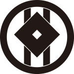 丸の内に竪二つ引きに釘抜紋