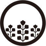 丸に三本花桐紋