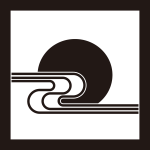 枡形に曇る月紋