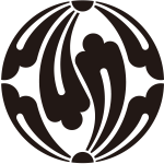 乱れ割り花菱紋