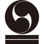 右二つ巴に二つ引き紋