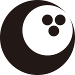 右向き半月に三つ星紋