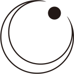 右向き陰日向月星紋