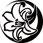 三日月に百合紋