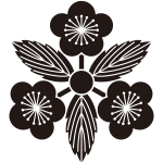 三つ葉向う梅紋