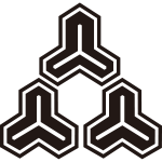 三つ毘沙門亀甲紋