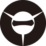 三つ地紙に一文字紋