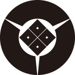 三つ地紙に四つ目紋