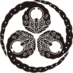 三つ浮線蝶巴紋