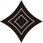 三つ重ね糸巻板紋