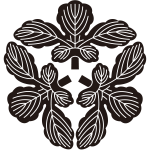 尻合せ三つ梶の葉紋