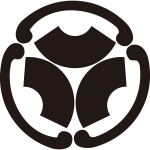 三つ鐶に三つ地紙紋