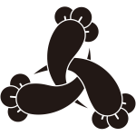 三つ組み丁子紋