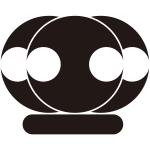 三つ重ね分銅に一紋