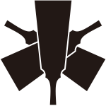 三つ重ね羽子板紋