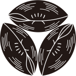 三つ頭合せ蛤紋