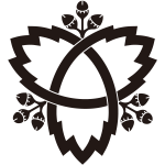 実付き鬼結び柏紋