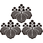 三つ盛り五三桐紋