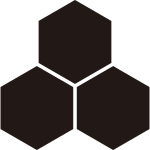 三つ盛り日向亀甲紋