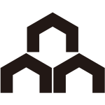 三つ盛り一重割り亀甲崩し紋