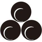 三つ盛り左一つ巴紋