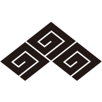 三つ盛り稲妻菱紋