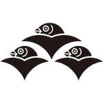 三つ盛り雁金紋