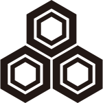 三つ盛り亀甲（2）紋